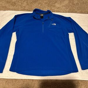 Blue North Face 1/4 Zip